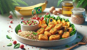 Nuggets de Frango Fitness ao Estilo Brasileiro com Quinoa: Perfeitos para Encontros Familiares