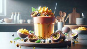 Smoothie de Frutas com Manga e Maracujá: Explosão Tropical